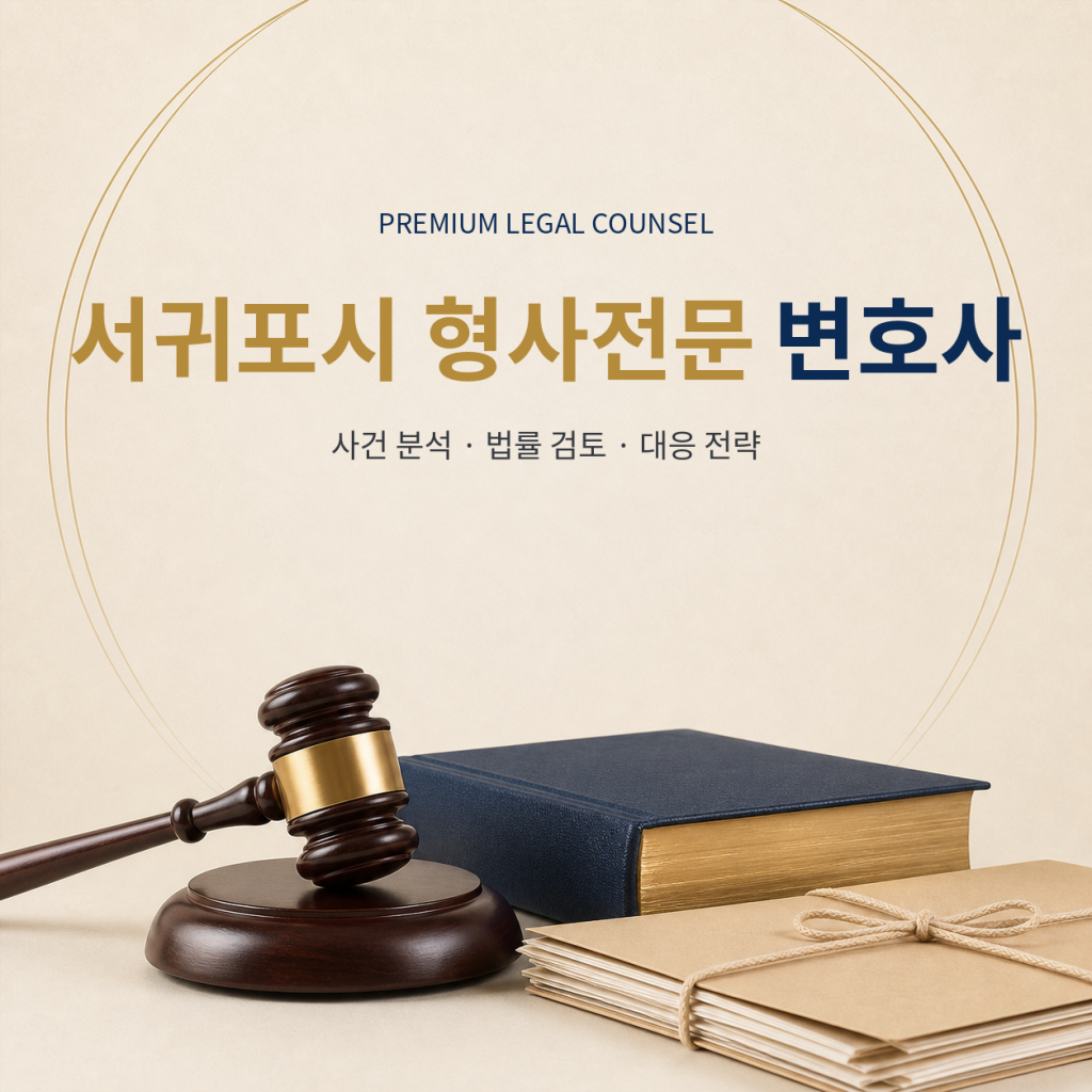 서귀포시 형사전문 변호사