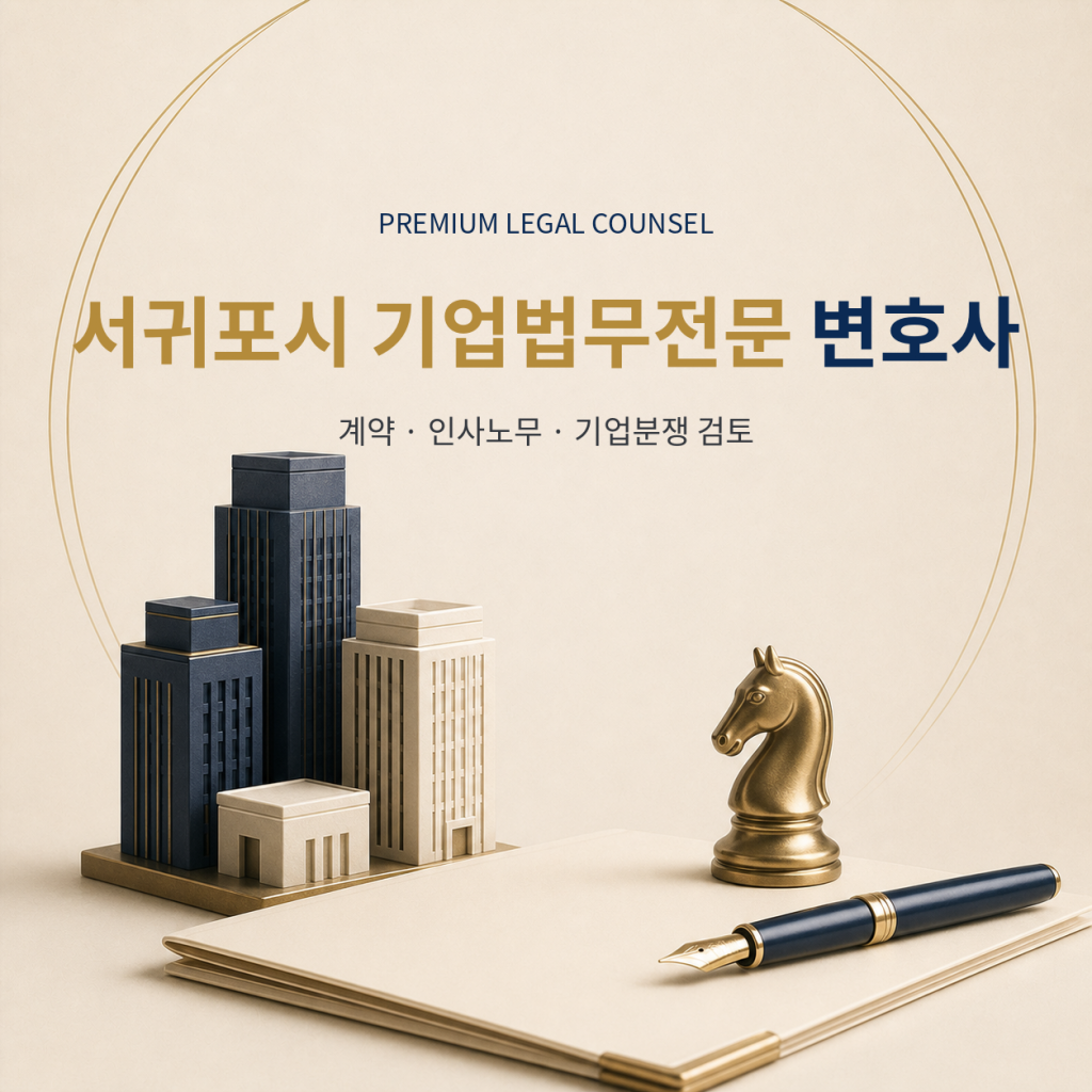 서귀포시 기업법무전문 변호사